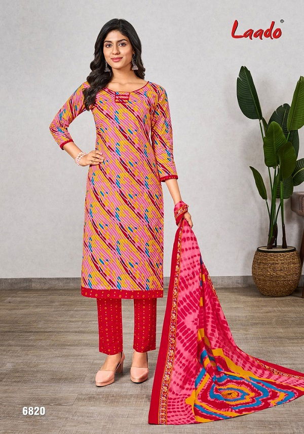 Laado Vol 68 Cotton Printed Dress Material Catalog
